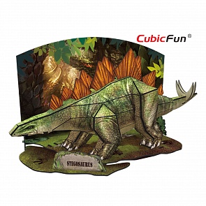 Объемный 3D-пазл из серии Эра Динозавров - Стегозавр (CubicFun, P670h)